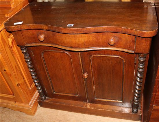 Victorian mahogany chiffonier base